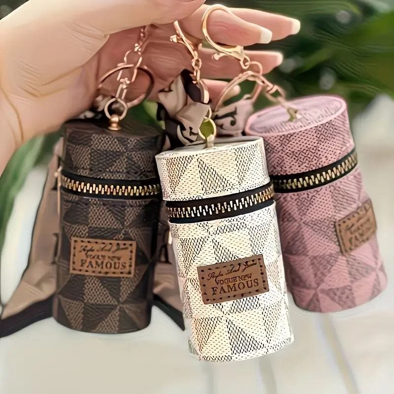 Cylinder Shape Mini Purse